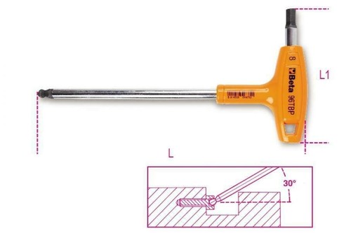 Beta chiave maschio esagonale - beta,